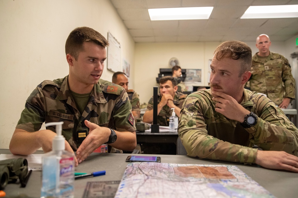 Allies and Artillery TF Paxton train with French on Call for Fire