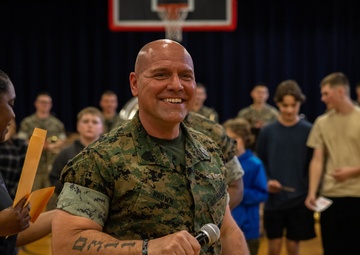 Quantico Middle High School Hosts 2024 Purple Up Day Ceremony