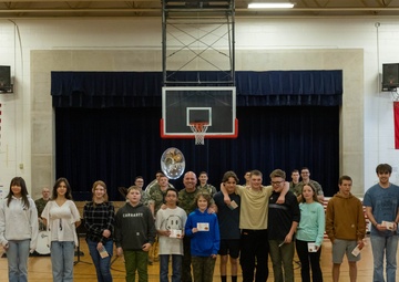 Quantico Middle High School Hosts 2024 Purple Up Day Ceremony