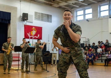 Quantico Middle High School Hosts 2024 Purple Up Day Ceremony