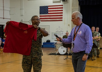 Quantico Middle High School Hosts 2024 Purple Up Day Ceremony