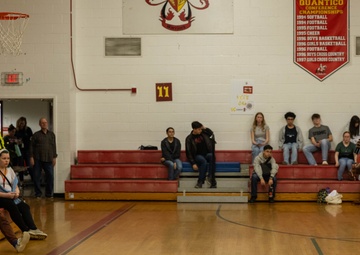 Quantico Middle High School Hosts 2024 Purple Up Day Ceremony