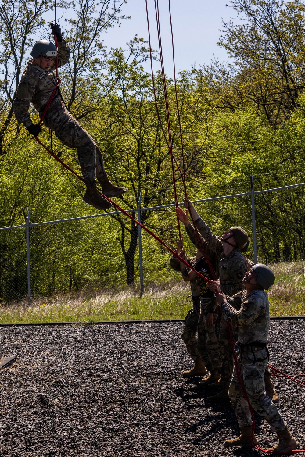 DVIDS - Images - Air Assault School Tower Rappel [Image 2 of 14]