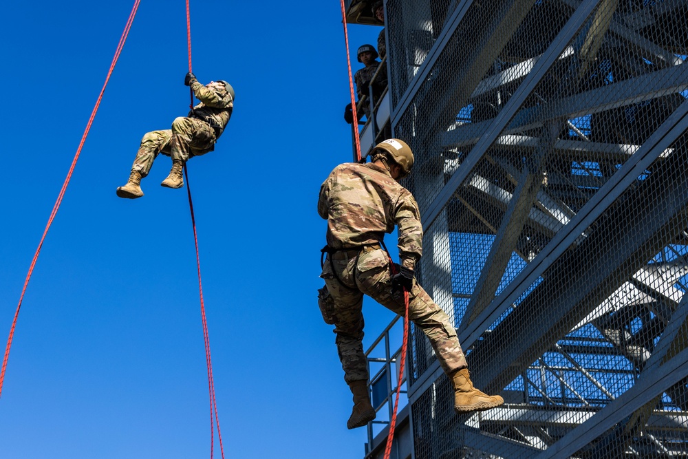 Air Assault School Tower Rappel