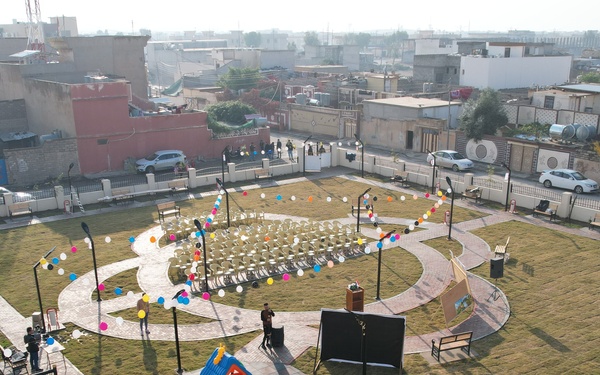 Three Nasiriyah's public parks are reopening to the residents of Dhi Qar after undergoing improvements through the efforts of the Mezan Al-Marah, the Al-Amal Volunteer group, and Kodia Group. With