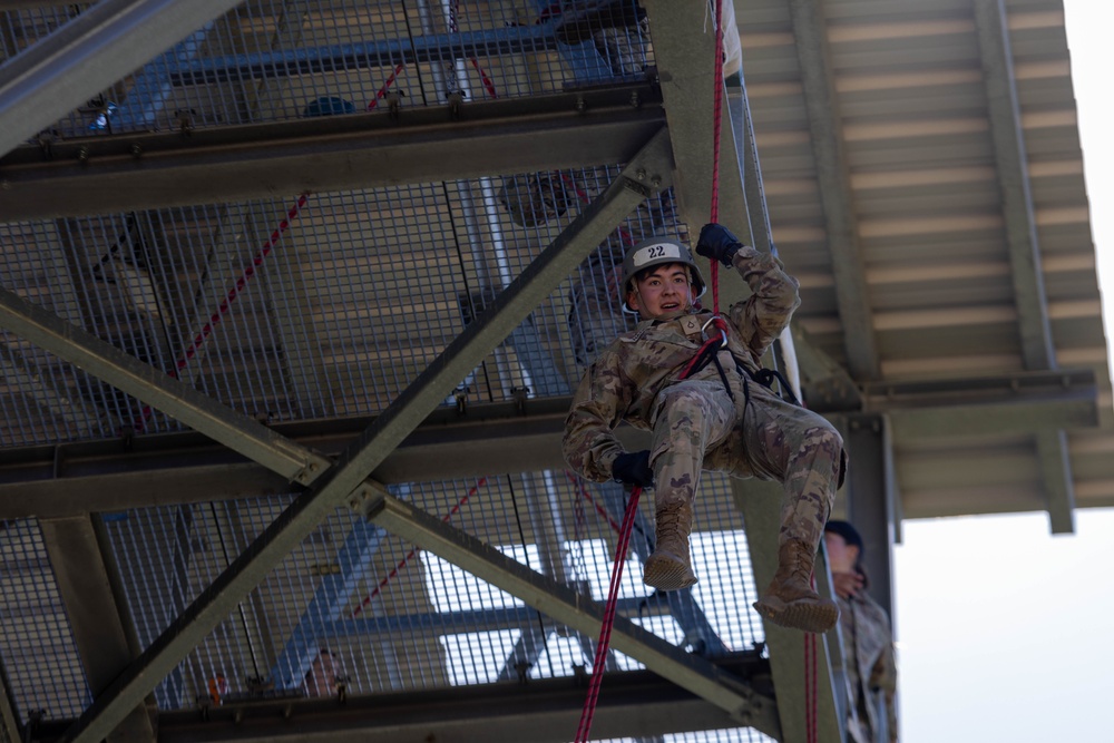 Air Assault School Tower Rappel