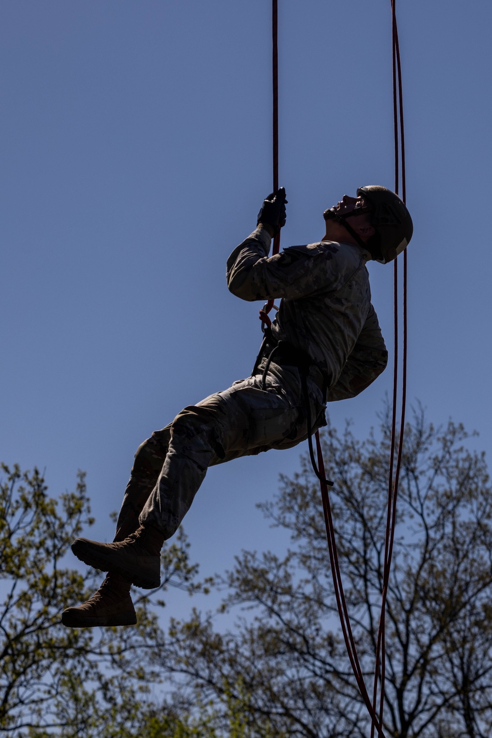 Air Assault School Tower Rappel