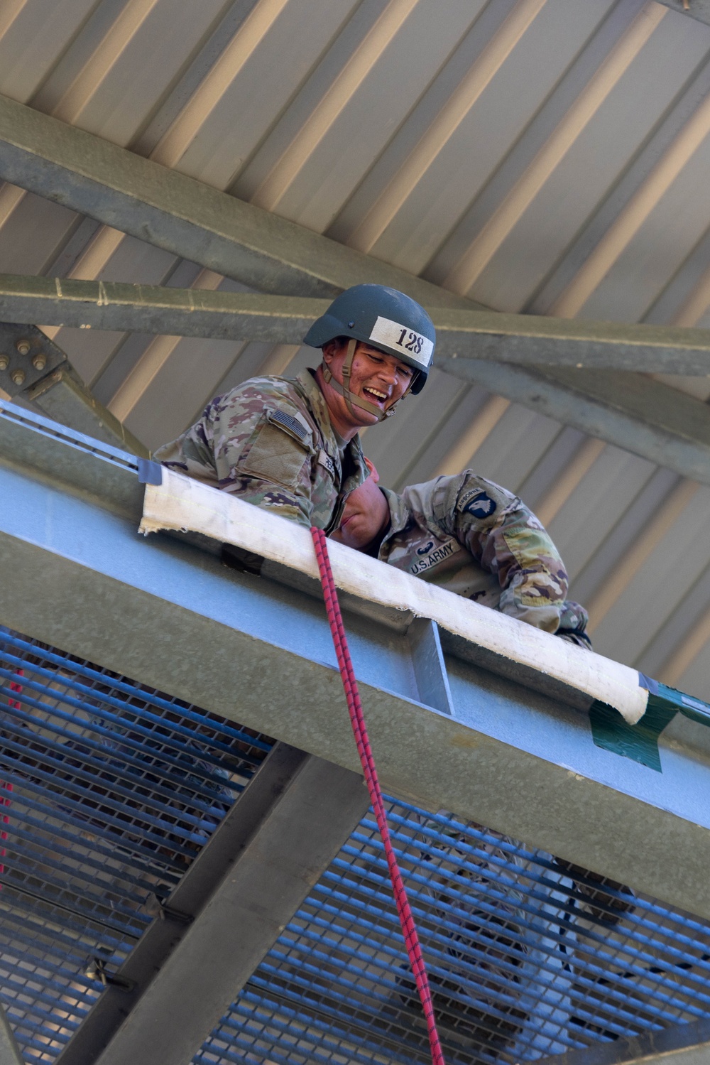 Air Assault School Tower Rappel