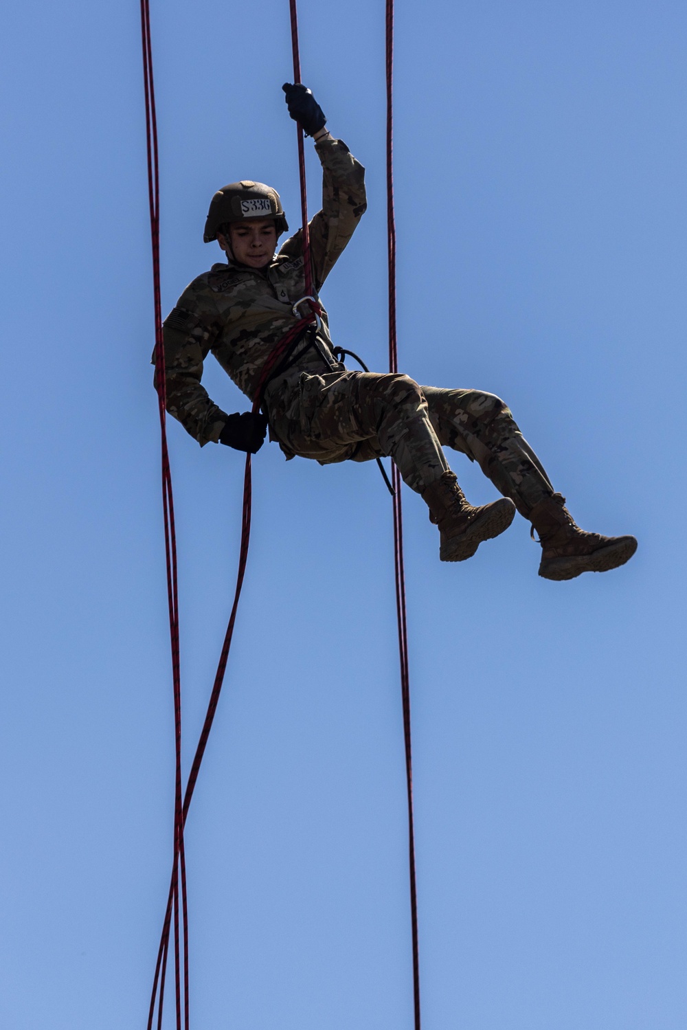 Air Assault School Tower Rappel