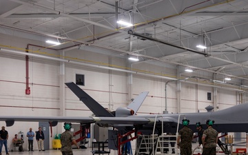 Building the eye in the sky: VMUT-2 begins assembly of the first 2nd MAW MQ-9A Reaper