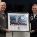 General Driggers presents Thunderbirds with a Commemorative Plaque