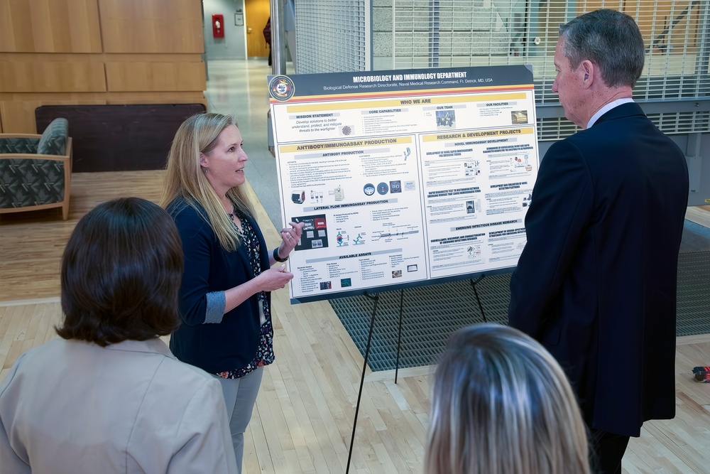 Deputy Assistant Secretary of the Navy for Research, Development, Test, and Engineering Visits NMRC