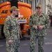 Capt. Tom Chekouras, Commander Amphibious Squadron SEVEN Visits USS Tripoli
