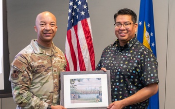 Arnold AFB leaders highlight cultural resources program with Alabama-Coushatta Tribe representative