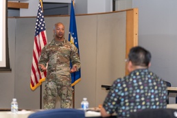 Arnold AFB leaders highlight cultural resources program with Alabama-Coushatta Tribe representative
