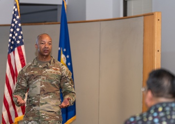 Arnold AFB leaders highlight cultural resources program with Alabama-Coushatta Tribe representative