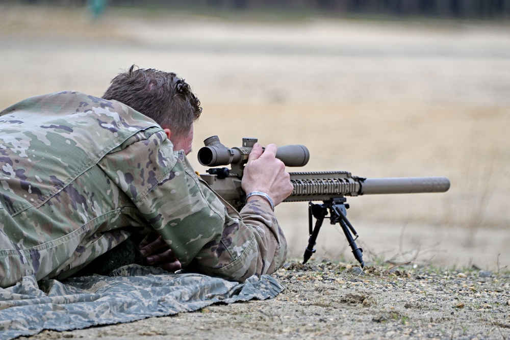 Joint Base McGuire-Dix-Lakehurst – 1st BN 69th INF – RG 47A Light Sniper Training - 12 April 2024