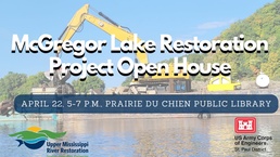 Corps hosts open house on McGregor Lake restoration project