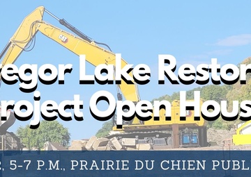 Corps hosts open house on McGregor Lake restoration project