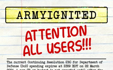 Army Ignited Shutdown Notice