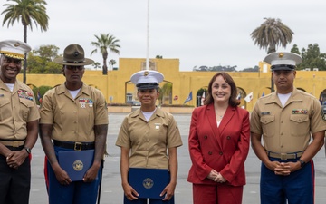Congresswoman attends MCRD San Diego graduation