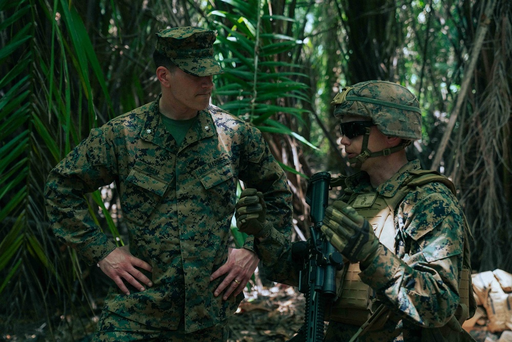 Marines assigned to 3rd Platoon, Company G, 2nd Battalion, 25th Marine Regiment, 4th Marine Division participate in CENTAM GUARDIAN 24 Phase One.