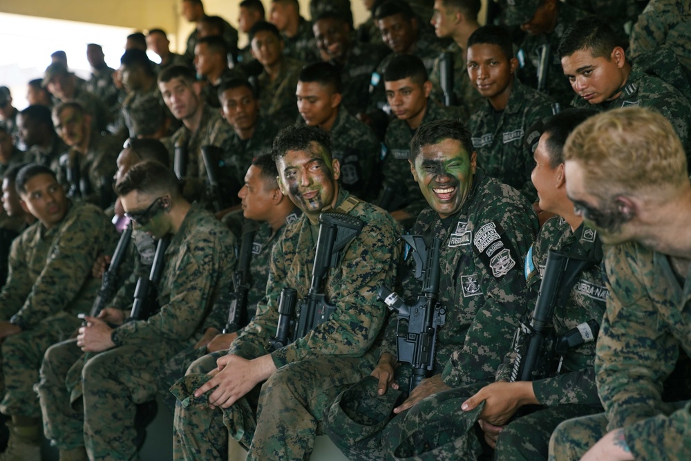 Marines assigned to 3rd Platoon, Company G, 2nd Battalion, 25th Marine Regiment, 4th Marine Division participate in CENTAM GUARDIAN 24 Phase One.