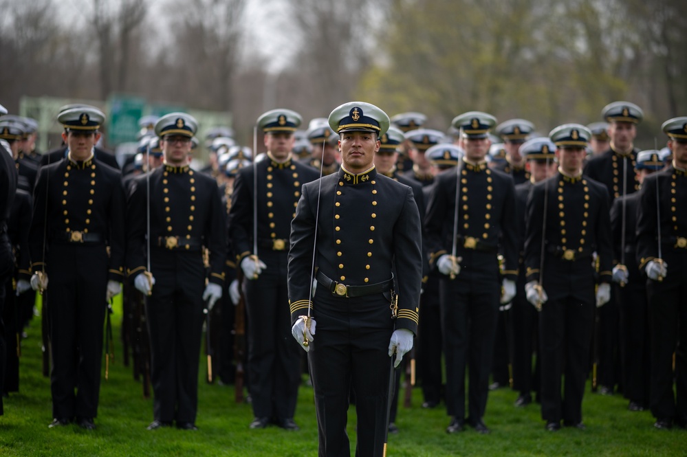 Coast Guard Academy holds first Regimental Review of 2024