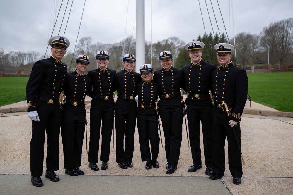 Coast Guard Academy holds first Regimental Review of 2024