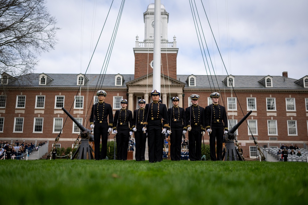 Coast Guard Academy holds first Regimental Review of 2024