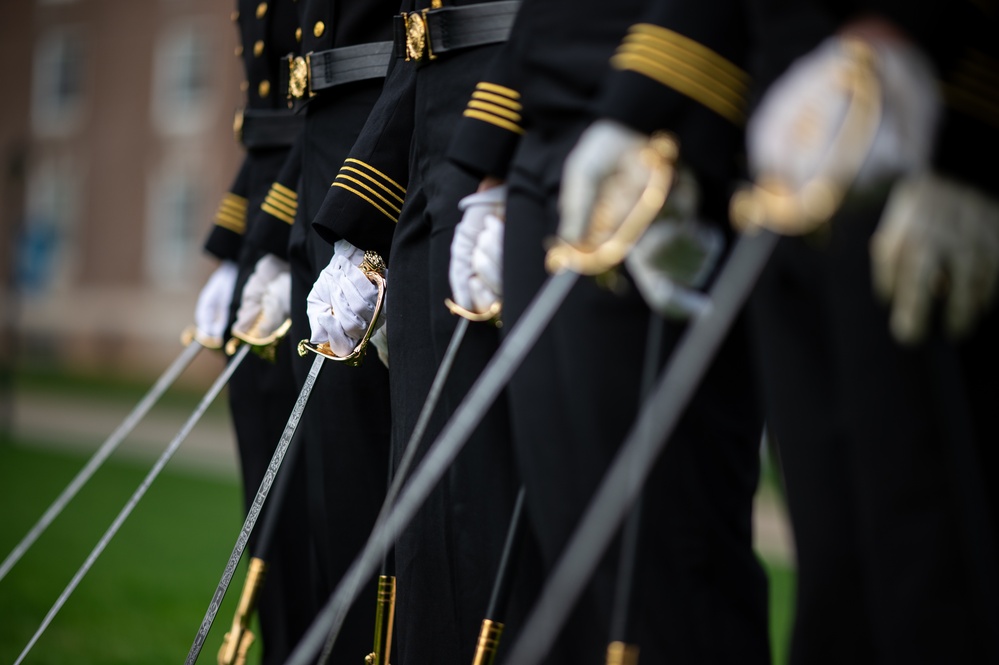 Coast Guard Academy holds first Regimental Review of 2024