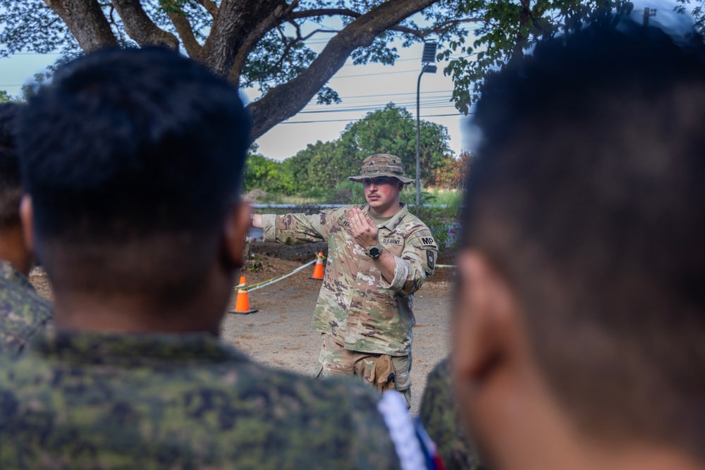8th MP Brigade Conducts Checkpoint Training with Philippine Army