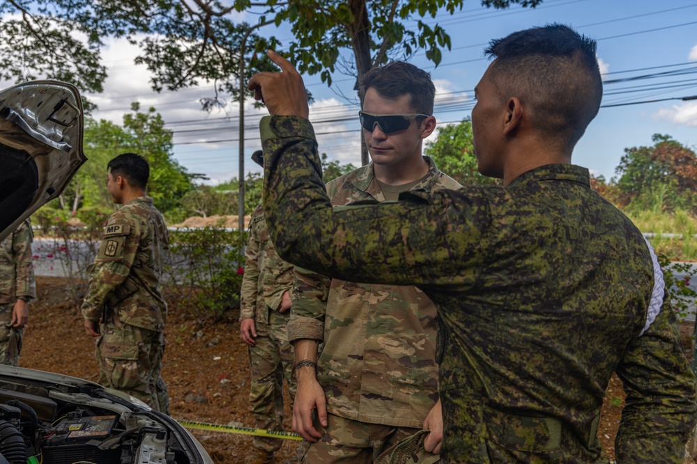 8th MP Brigade Conducts Checkpoint Training with Philippine Army