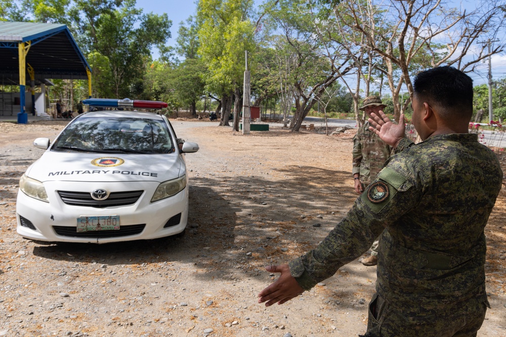 8th MP Brigade Conducts Checkpoint Training with Philippine Army