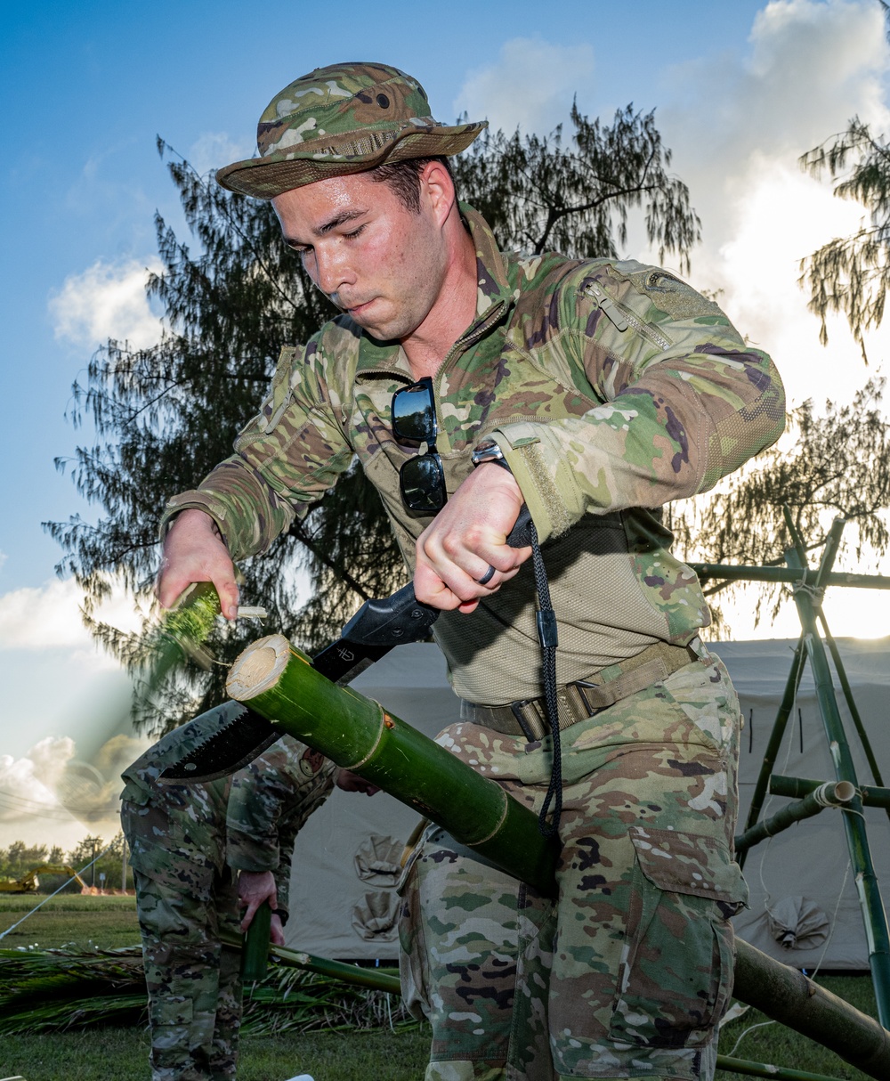 3rd AEW Airmen build Tinian FOS during Exercise Agile Reaper 24-1