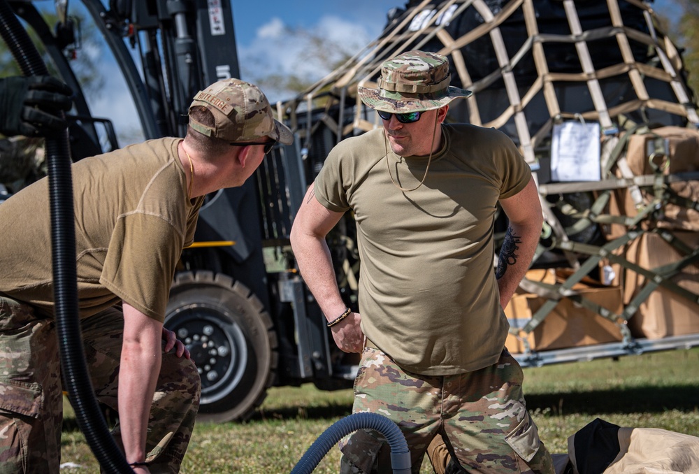 3rd AEW Airmen build Tinian FOS during Exercise Agile Reaper 24-1