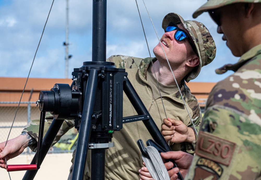 3rd AEW Airmen build Tinian FOS during Exercise Agile Reaper 24-1