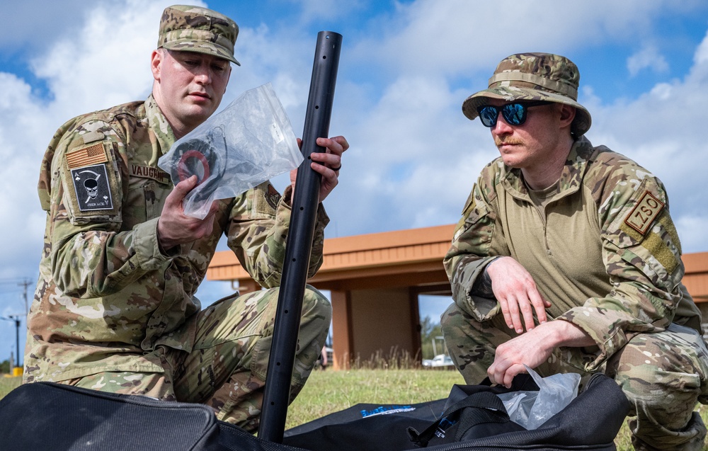 3rd AEW Airmen build Tinian FOS during Exercise Agile Reaper 24-1