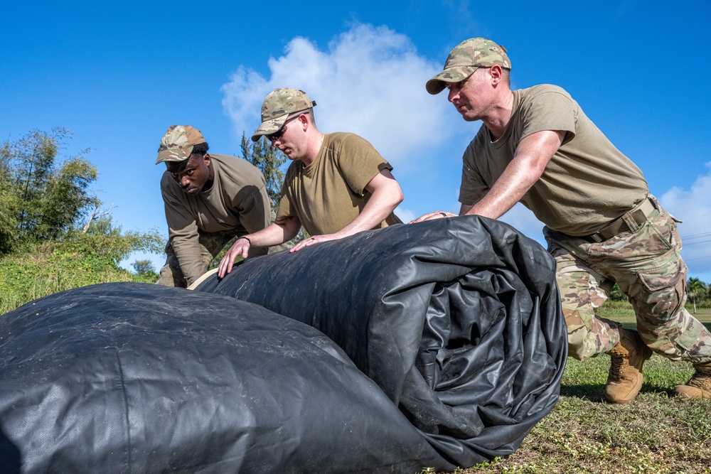 3rd AEW Airmen build Tinian FOS during Exercise Agile Reaper 24-1