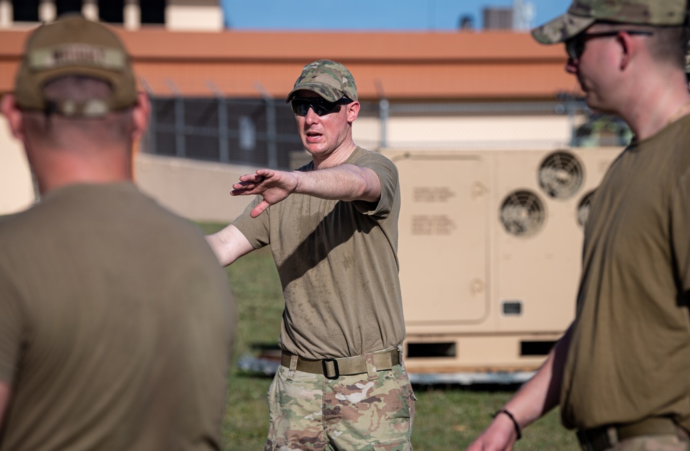 3rd AEW Airmen build Tinian FOS during Exercise Agile Reaper 24-1