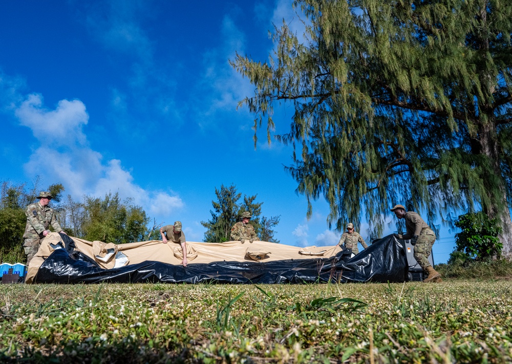 3rd AEW Airmen build Tinian FOS during Exercise Agile Reaper 24-1