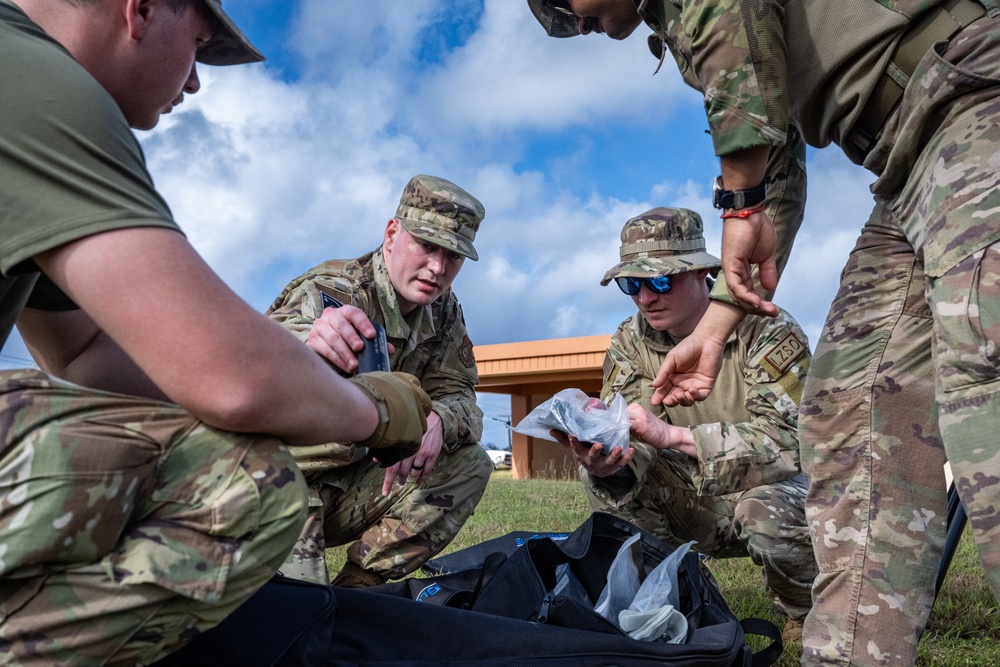 3rd AEW Airmen build Tinian FOS during Exercise Agile Reaper 24-1