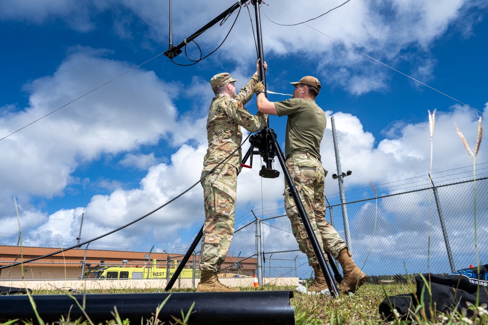 3rd AEW Airmen build Tinian FOS during Exercise Agile Reaper 24-1