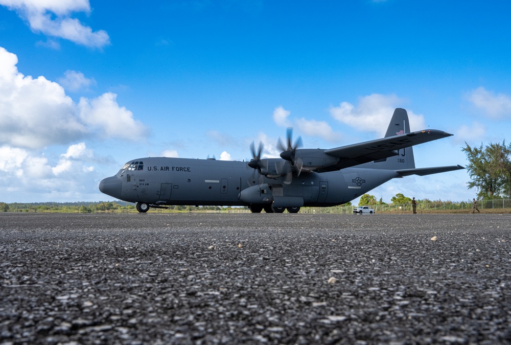 3rd AEW Airmen build Tinian FOS during Exercise Agile Reaper 24-1