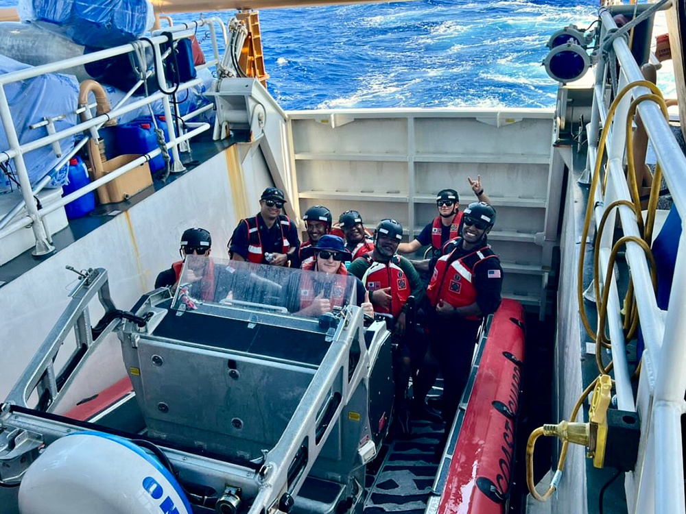 U.S. Coast Guard rescues 3 mariners from Pikelot Atoll