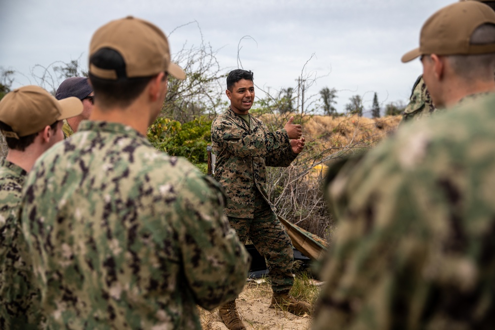 Navy Information Operational Command visits Corvus Dawn sites | 3rd Radio Battalion