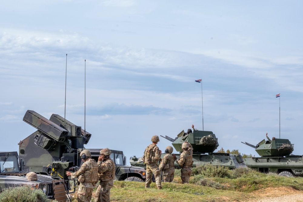 Charlie Battery, 1st Battalion, 57th Air Defense Artillery Regiment and Croatian Soldiers Participate in Operation Shield
