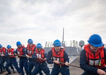 USS Gravely Conducts Routine Operations in the Red Sea