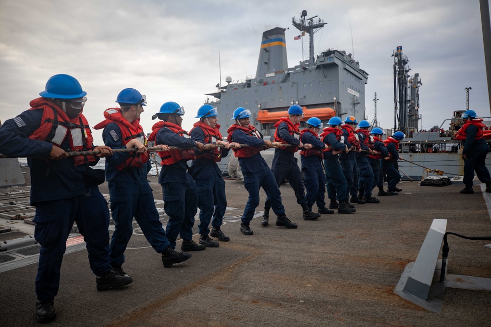 USS Gravely Conducts Routine Operations in the Red Sea
