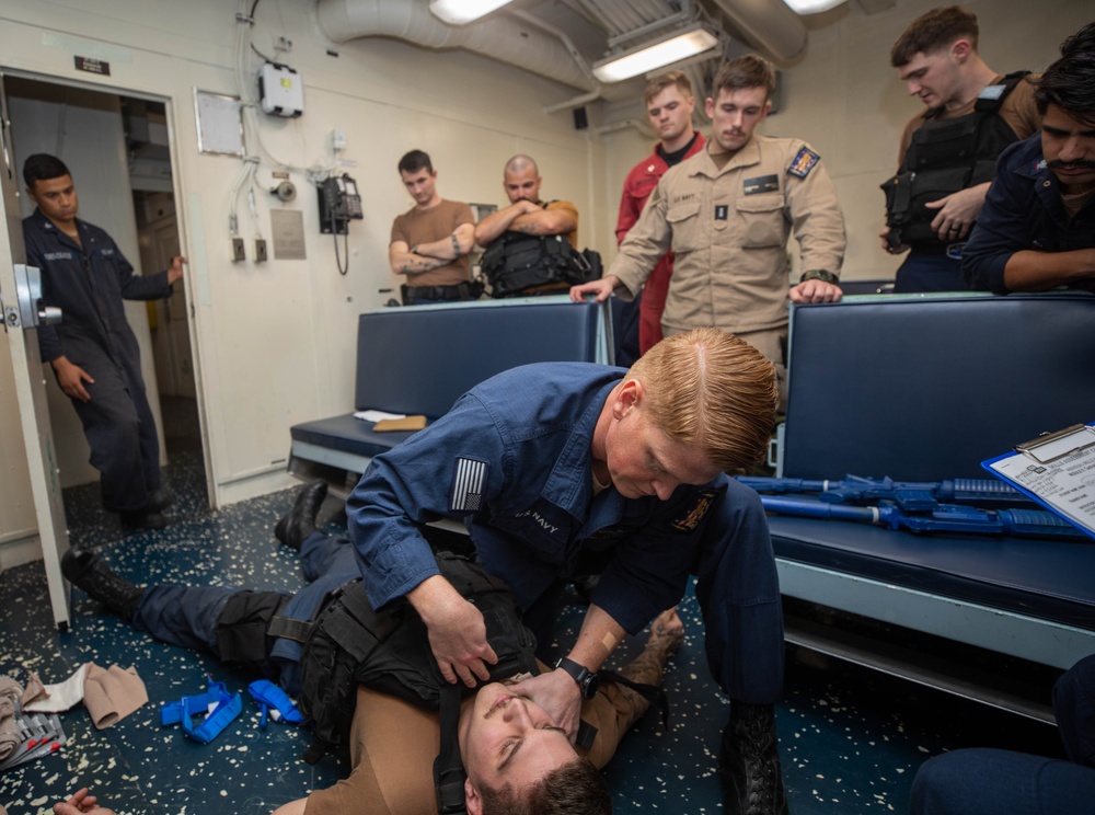 USS Gravely Conducts Routine Operations in the Red Sea